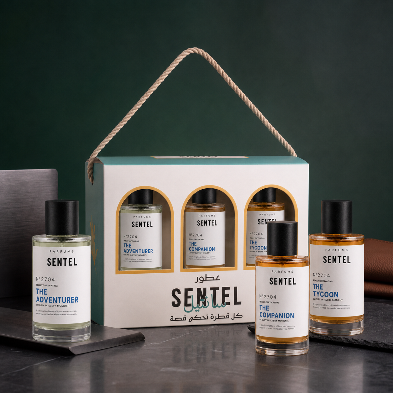 Sentel Boss Box - Men's Perfume Set - 3 x 50ml