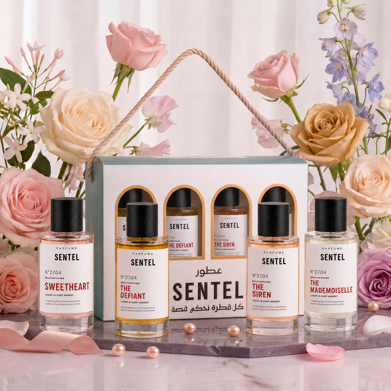 Sentel Queen Box - Women's Perfume Set - 4 x 50ml