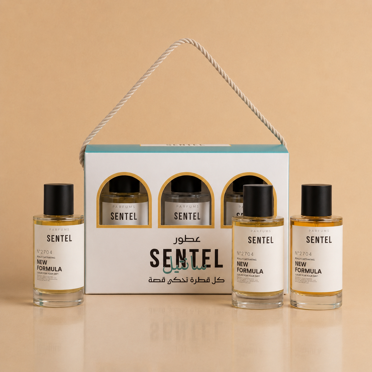Sentel Perfume Trio – 3 Customizable Scents Egypt – 50ml Each